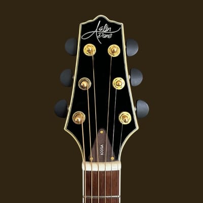 Aslin Dane  Icosa 6 String  thin line electric-acoustic guitar - Natrual  in High Gloss image 10