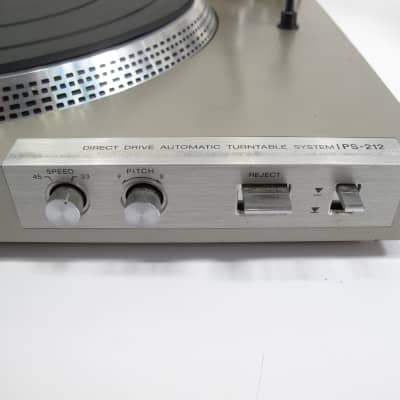 Sony PS-212 Direct Drive Semi Automatic Turntable Record Player image 3