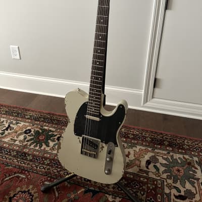 Telecaster Partscaster with Andy Wood Signature Pickups 2021 - Cream image 1