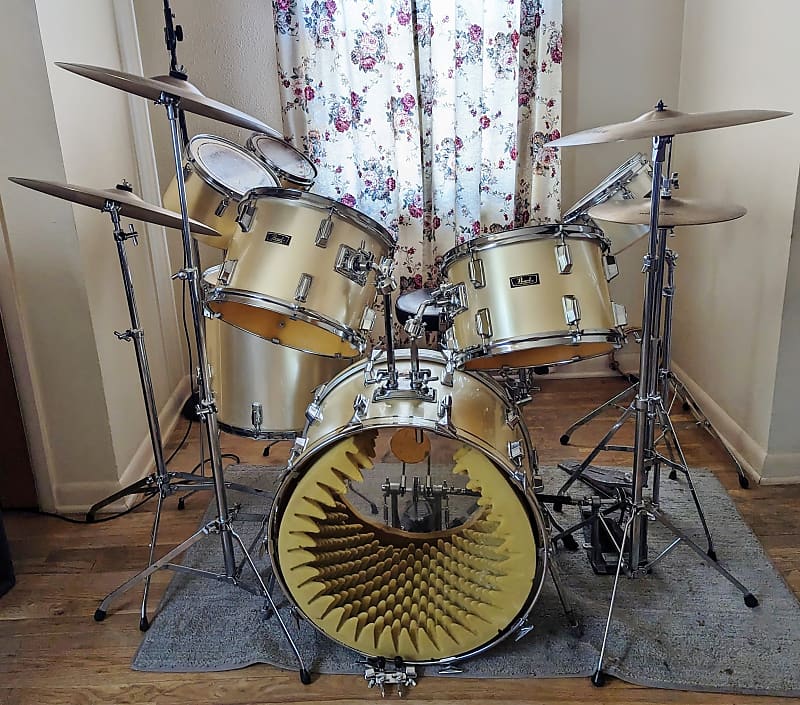 Pearl Fiberglass 1970's Drum Set 9 | Reverb