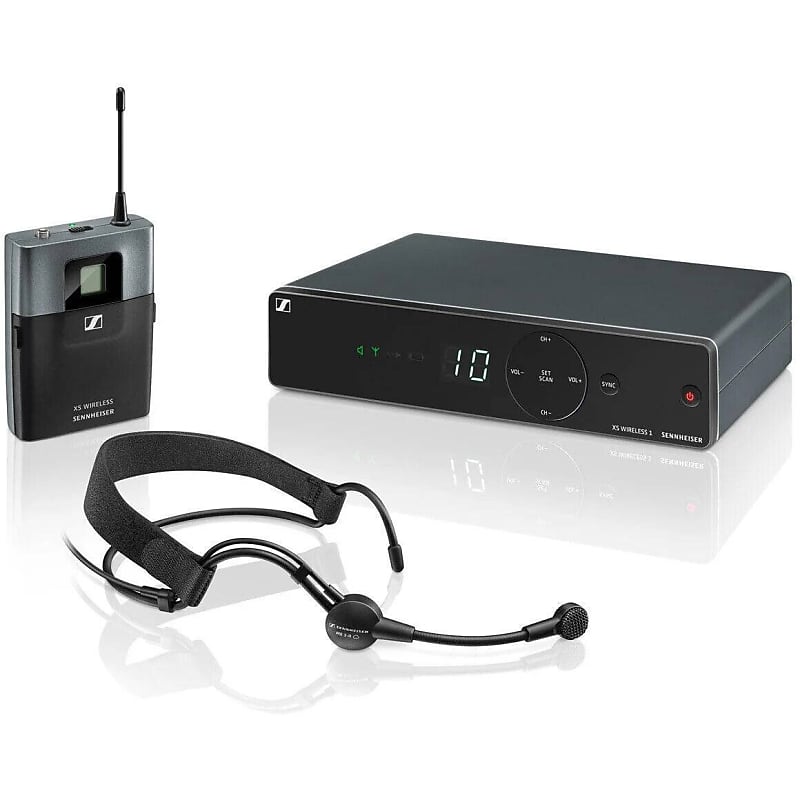 Sennheiser XSW 1-ME3 Live Vocal Headset Wireless Microphone System image 1