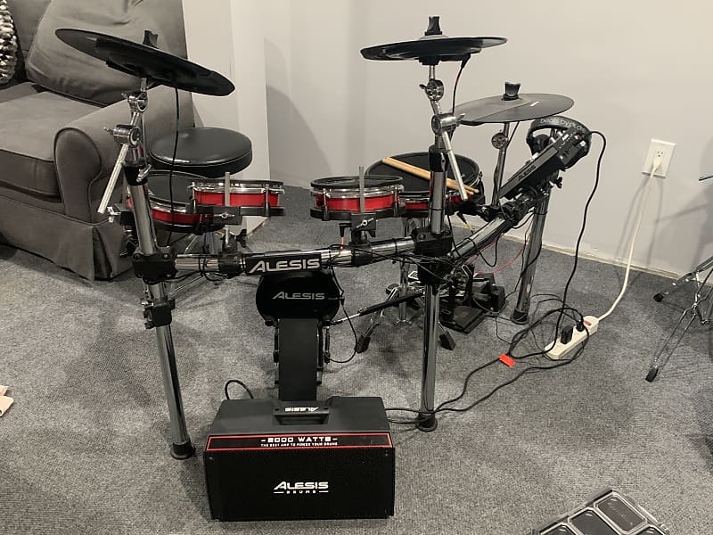 Alesis Crimson Mesh Kit with Strike Amp 8 | Reverb