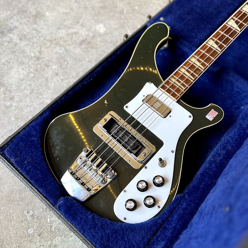 Rickenbacker 4001 Bass guitar 1978 Jetglo original vintage USA ric 