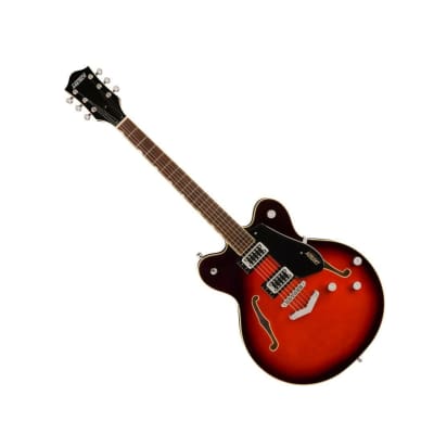 Gretsch G5622 Electromatic Center Block Double-Cut 6-String Right-Handed Electric Guitar with V-Stoptail Tailpiece (Claret Burst) image 3