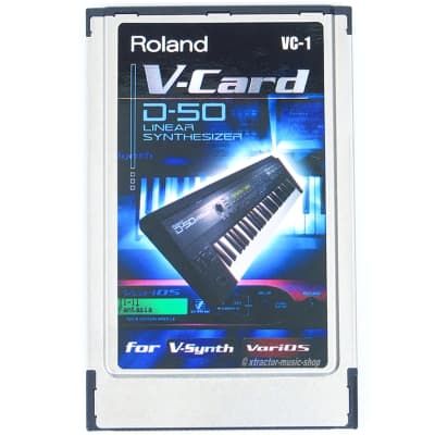 Roland VC-1 VC1 D50 D-50 Card für V-SYNTH & VariOS VSYNTH // Rechnung + GEWÄHR