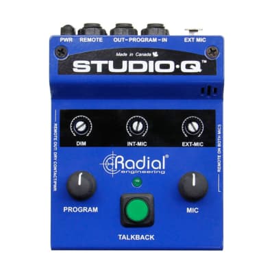 Radial Studio-Q Studio Talkback Controller with Built-In Mic and External Input image 1