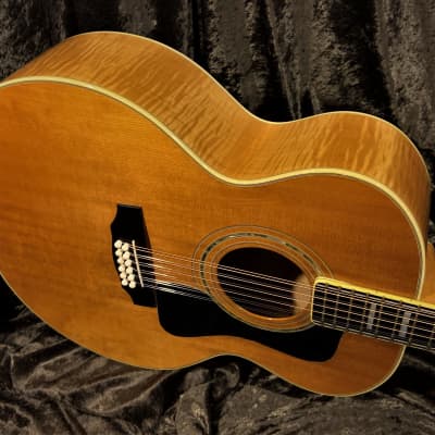 Guild JF65-12 String Jumbo 1995 Westerly Rhode Island Highly Figured Maple Archback Flame Neck F412 image 6