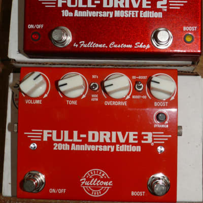 Fulltone 10th Anniversary Full-Drive 2 & 20th Anniversary