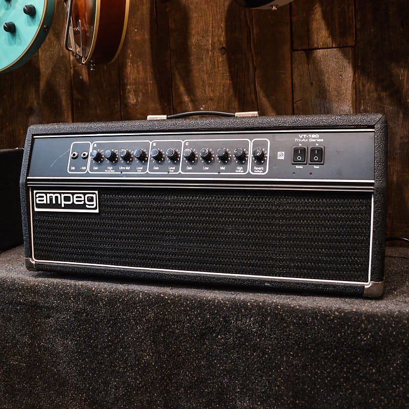 Ampeg VT-120H 3-Channel 120-Watt Guitar Head | Reverb