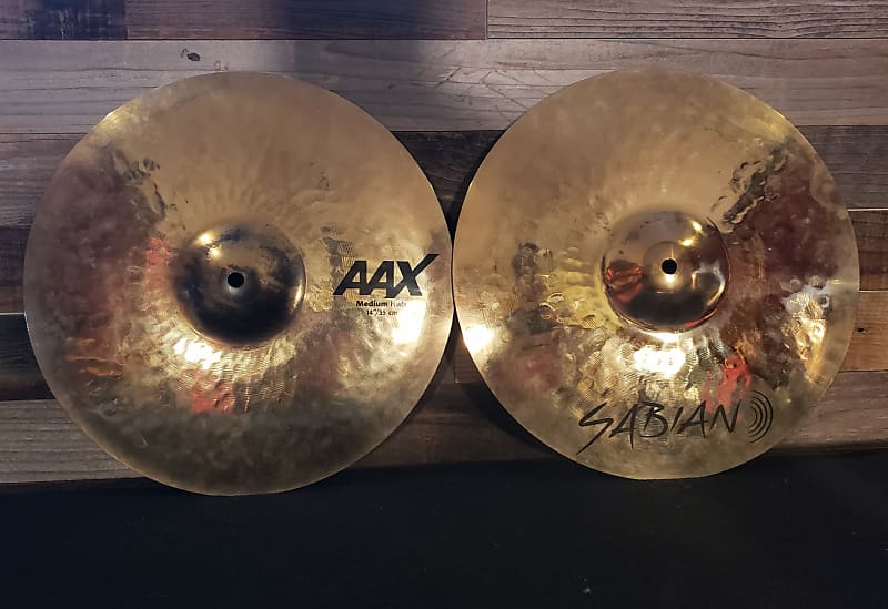 Sabian AAX Medium Hi Hat Cymbals 14