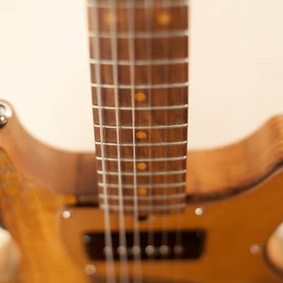 Strack Guitars Double Cutaway  Rustic Reclaimed Handmade Custom Les Paul Jr. image 9