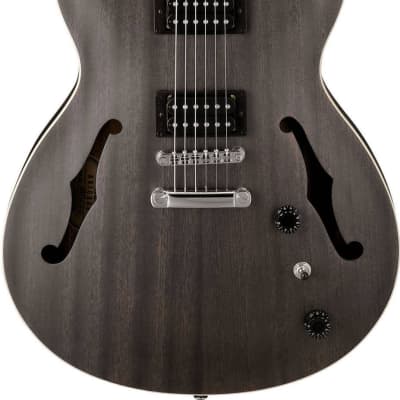 Ibanez Artcore AS53 Semi-Hollow Electric Guitar Flat Transparent Black image 1