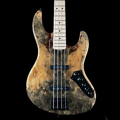 ESP Amaze CTM 45th Anniversary 4-String Bass - Buckeye Burl top, ESP Custom Lab Pickups image 7