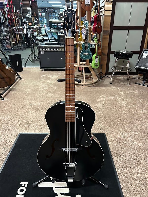 激レア Godin 5th Avenue アーチトップギター　黒/ブラック 激レア Godin 5th Avenue アーチトップギター 黒/ブラック Godin