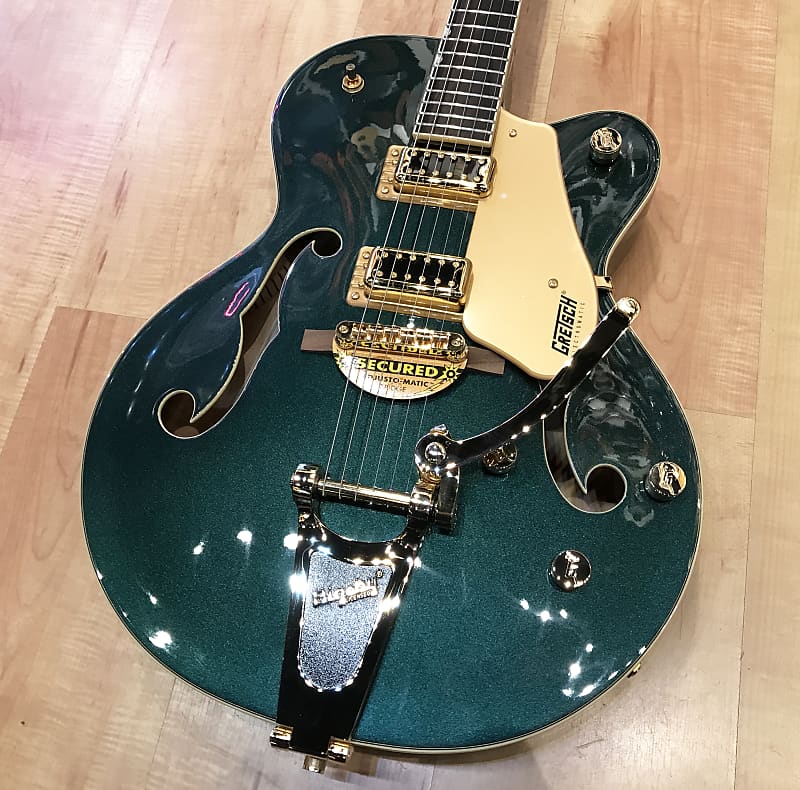 Gretsch G5420TG Limited Edition Electromatic Hollow Body Single-Cut with  Bigsby Cadillac Green 2019