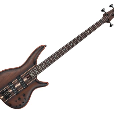 Used Ibanez SR1350BDUF SR Premium Bass Guitar - Dual Mocha Burst Flat image 1