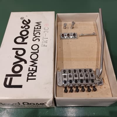 Floyd Rose FRT-3 1980s Chrome original box image 1