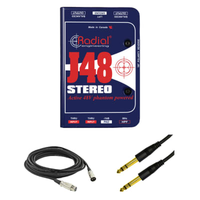 Radial J48 Stereo Active Direct Box | Reverb