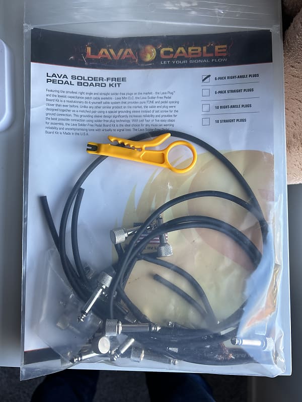 Lava Cable SolderFree Pedal Board Patch Cable Kit Late 2000s Reverb