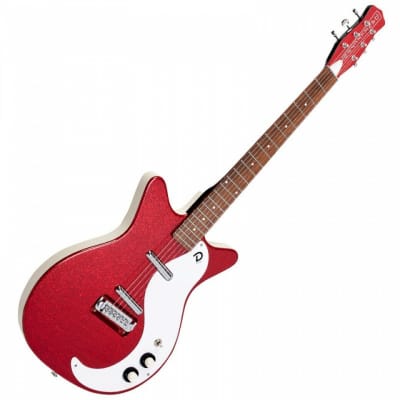 Danelectro '59M NOS Electric Guitar ~ Red Metal Flake for sale