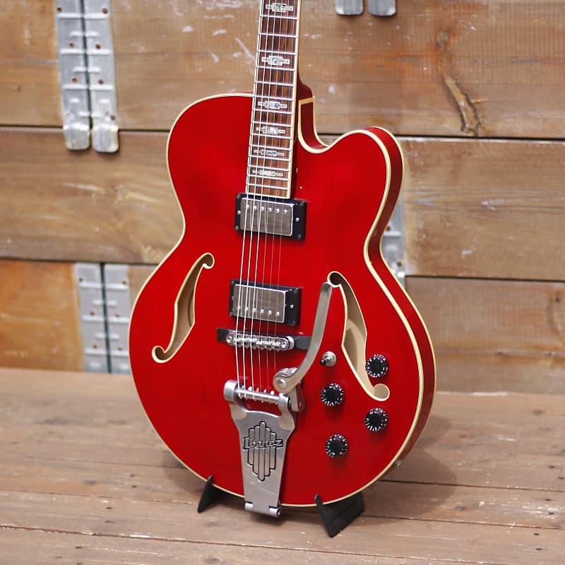 Ibanez AFS75T-TCD 5B-01 レッド Ibanez AFS75T Transparent Cherry Red (2017) - Guitar Compare