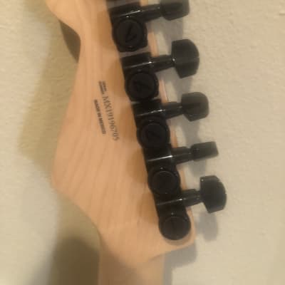 Midnight Wine Fender Stratocaster With Black Fender Locking Tuners and Hardware image 6