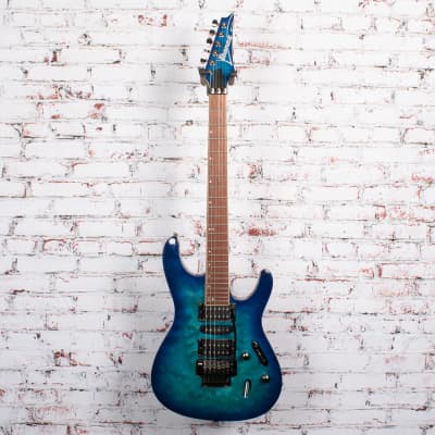 Ibanez QX54QM - Blue Sphere Burst Flat – nafiriguitar.com