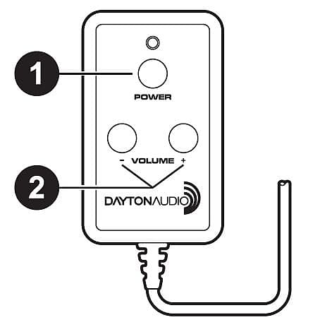 Dayton Audio - BSA-200 - 200W Bass Shaker Bridgeable Stereo