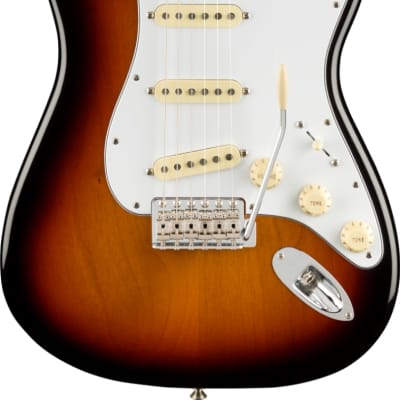 Fender Jimi Hendrix Stratocaster Electric Guitar Maple FB, 3-Color Sunburst image 15