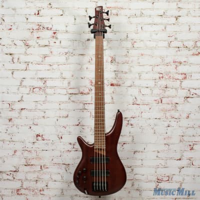 Ibanez SR Standard 5-String Electric Bass - LH, Brown Mahogany image 2