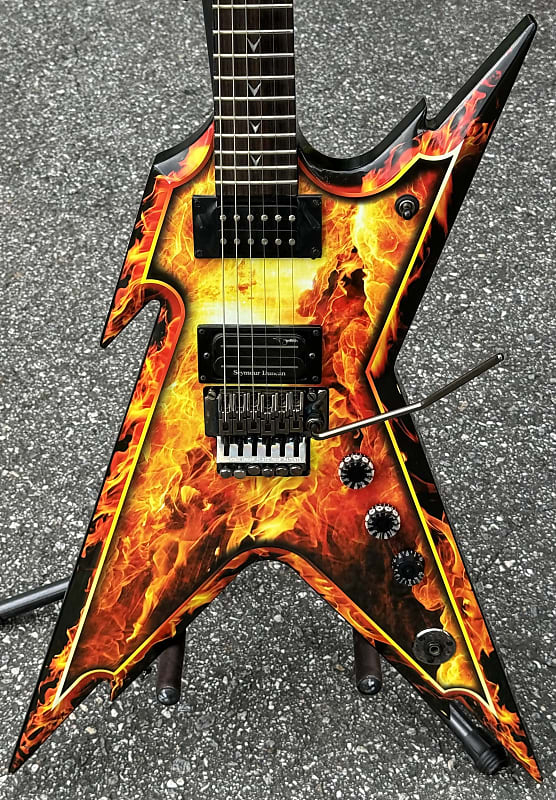 Dean Dimebag Darrell Razorback Explosion Signature Electric