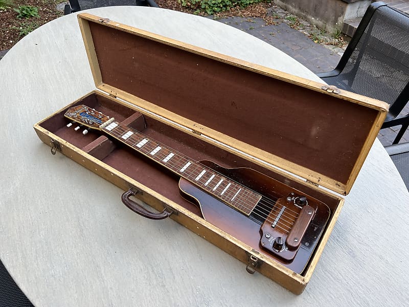 Kay Sherwood Deluxe 1950s 6 String Lap Steel Guitar w/Case image 1