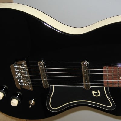 Danelectro '56 U2 Semi-Hollowbody Electric Guitar 2023 - Black image 2