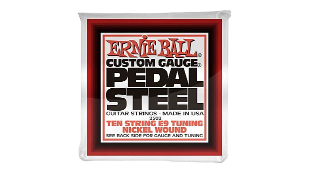 Ernie Ball 2502 10-String E9 Pedal Steel Nickel Guitar Strings image 1