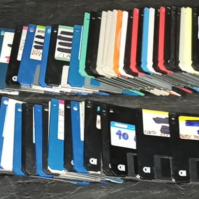 Casio FZ-1 107 floppy library (sampler fz-10 fz-20)