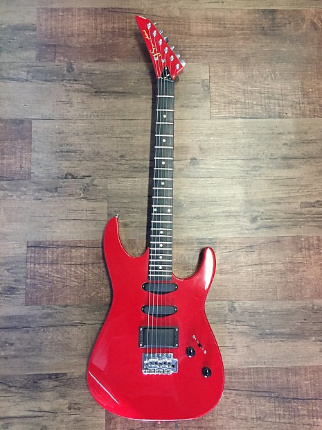 ARIA PRO II JS SERIES ELECTRIC GUITAR KOREA RED (USED) | Reverb