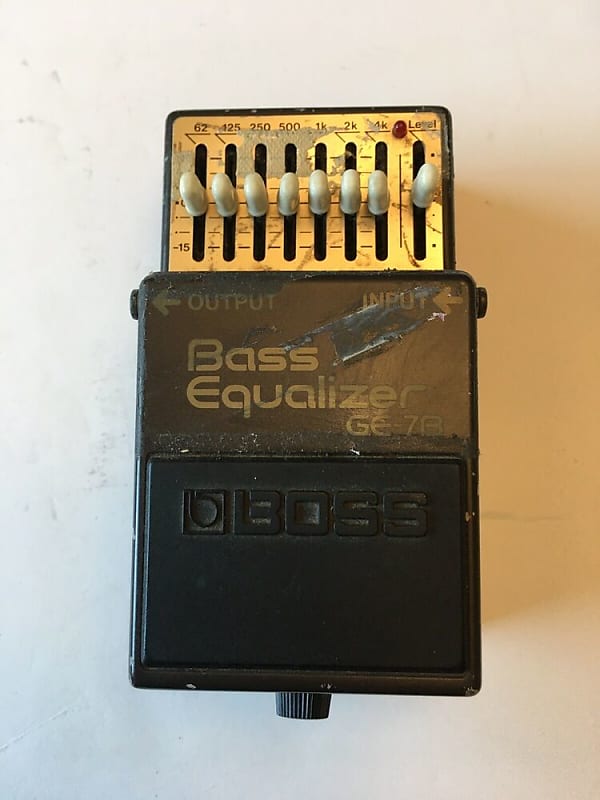 Boss Roland GE-7B Bass Equalizer 7-Band EQ Vintage Guitar Effect Pedal *READ* image 1