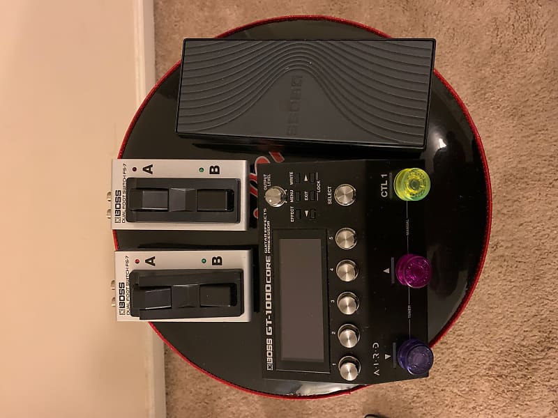 Boss GT1000 CORE Bundle With EV-1-WL & 2 FS7 Footswitches