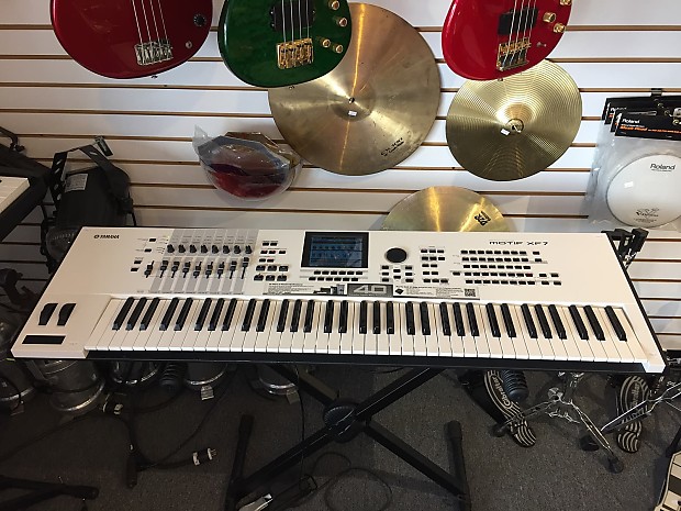 Yamaha motif xf7 2015 White | Reverb