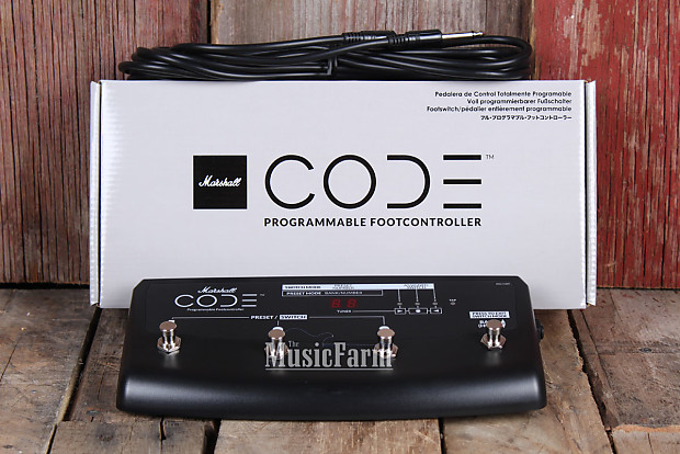 Marshall CODE プログラム可能フットコントローラー Marshall CODE25 専用フットスイッチセット コンボアンプ