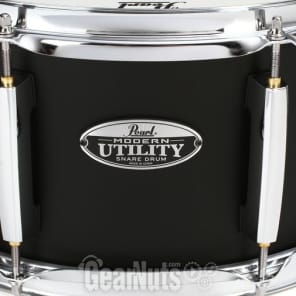 Pearl Modern Utility Snare Drum - 6.5 x 14-inch - Satin Black image 7