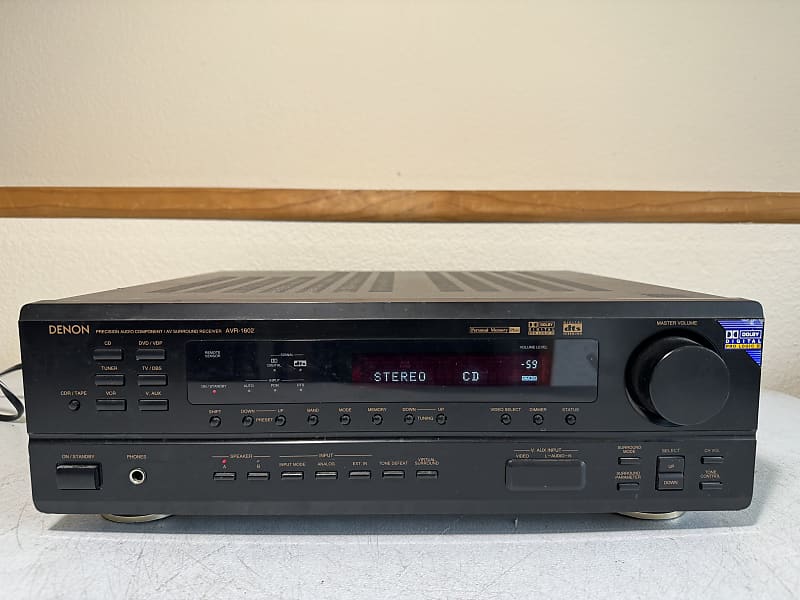 Denon AVR-1602 Receiver HiFi Stereo Vintage Home Theater 5.1 | Reverb