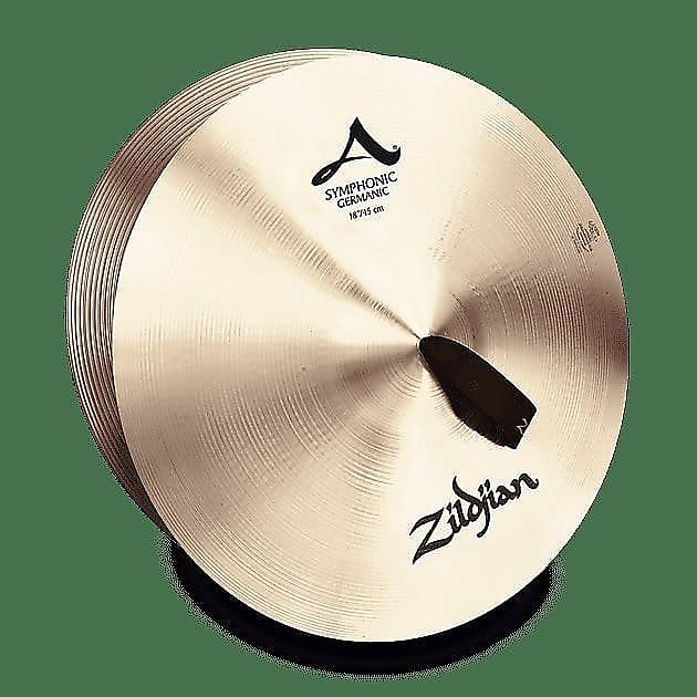 Zildjian A0490 18" A Zildjian Symphonic Germanic Hand Crash Cymbals (Pair) w/ Video Link image 1