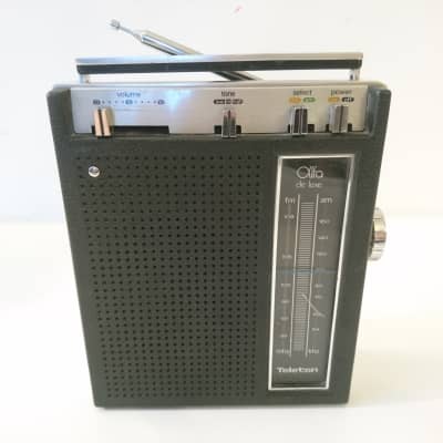 TELETON Alfa De Luxe Vintage Portable Radio AM FM Radio Made | Reverb