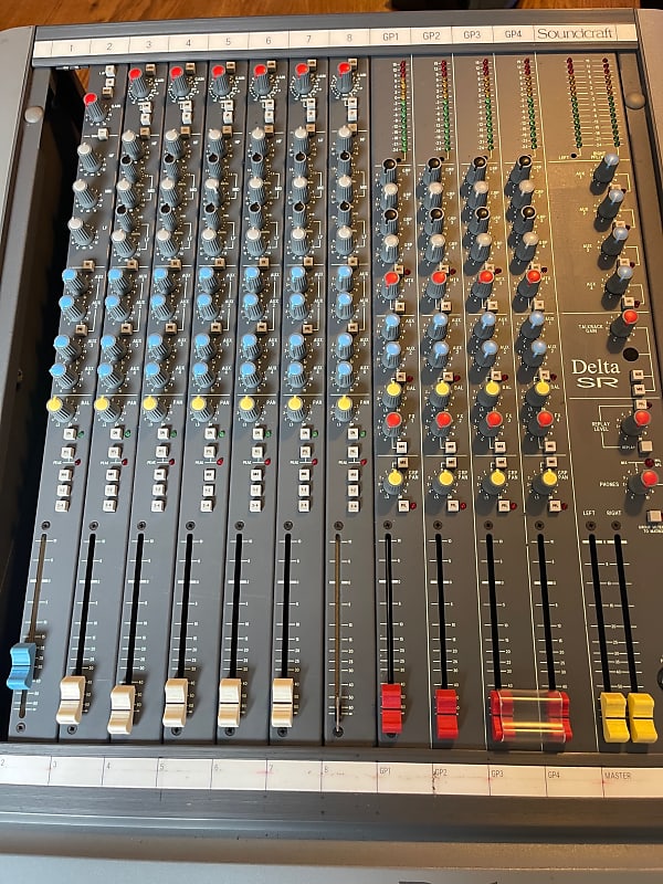 Soundcraft Delta SR 8(7):4:2 Live/Studio Mixing Desk 1996