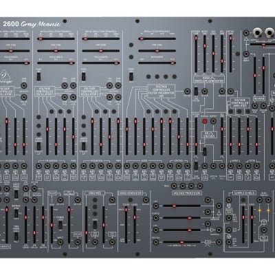 Behringer 2600 Gray Meanie Semi-Modular Analog Synthesizer (Gray)