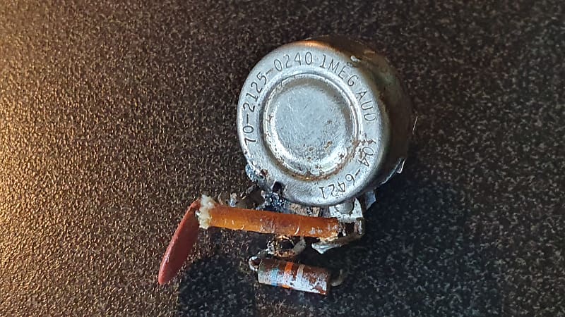 Fender Potentiometer Jaguar Jazzmaster 1964 Stackpole 1 Meg 1964 image 1
