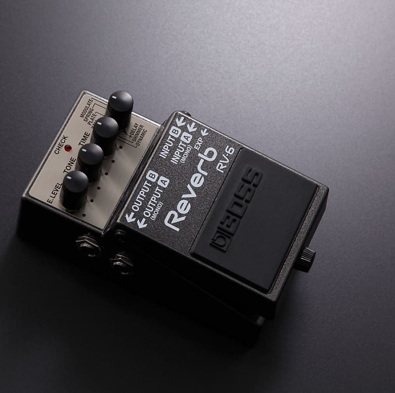 Boss RV 6 Digital Reverb Guitar Effects Pedal Reverb