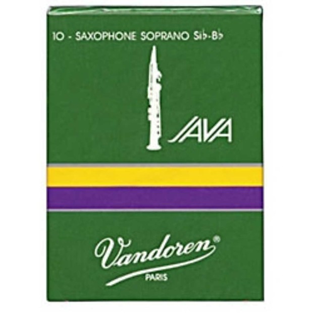 Vandoren SR304 Java Series Soprano Saxophone Reeds - Strength 4 (Box of 10) image 1