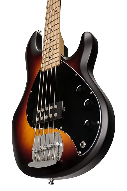 Sterling by Music Man Ray5 5str Vintage Sunburst Satin Bass Guitar image 1